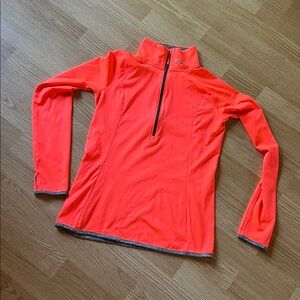 Under Armour Vibrant Orange Athletic Pullover XS